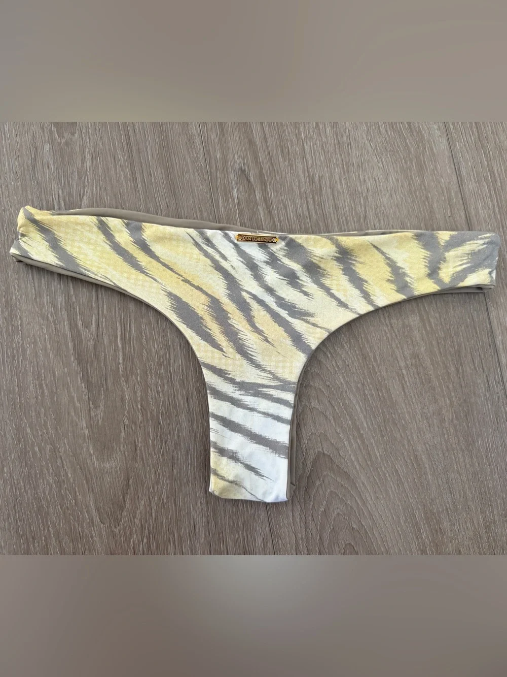 San Lorenzo | Animal Print Cheeky Bikini Bottom | Medium